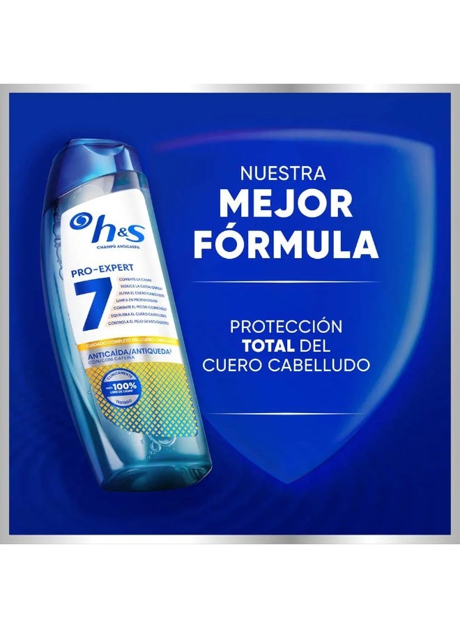 H&S Pro-Expert 7-In-1 Anti-Hair Loss Shampoo with Caffeine 300ml - Image 3