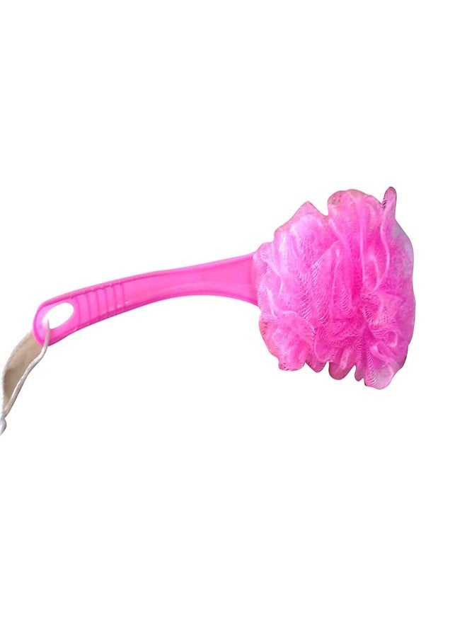 Vararo Bathing Sponge for Body Long Handle Body Bath Brush Bathing Loofah for Men and Women,small size, plastic, multicolor - Image 1