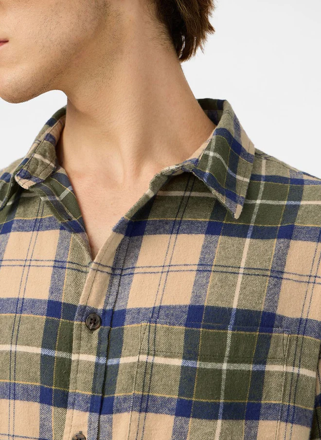 The Souled Store  The Souled Store Men Relaxed Fit Checked Shirt  | Best Price UAE