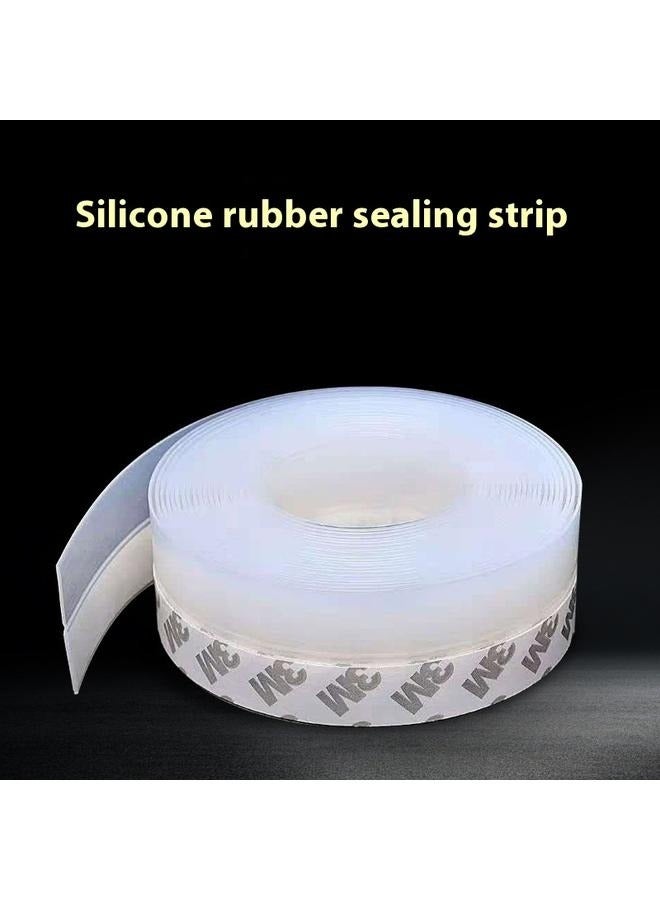 يونج شنج شريط مانع تسرب الباب شفاف 5 متر - 35 مم - شريط مانع تسرب الباب من السيليكون، الباب، النافذة، - Image 1