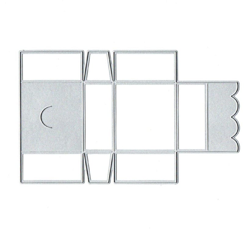 Anxendong Gift Box Making Metal Die Cuts Cutting Dies, Gift Box Making Paper Cards Cutting Dies Cut Stencils for DIY Embossing Card Making Book Tags Decorative Paper Dies Scrapbooking - Image 3