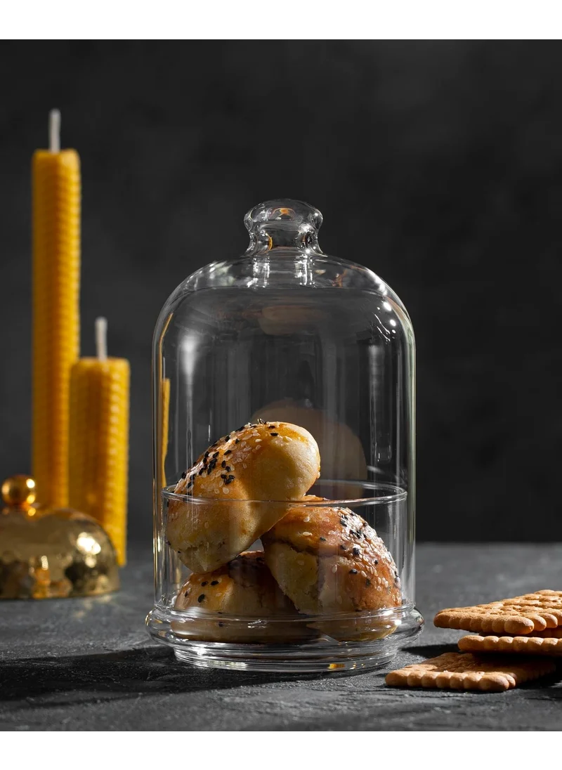 Paşabahçe Patisseria Covered Service Presentation Cookie Jar 96889
