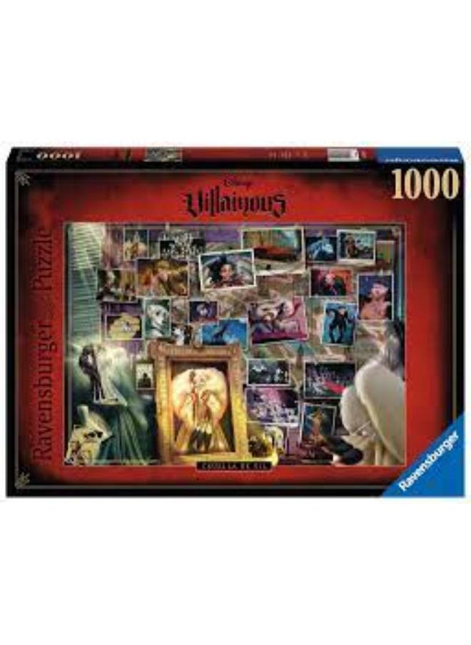 Ravensburger - Trh Ravensburger Disney Villainous Cruella De Vil 1000 Pcs - Image 1