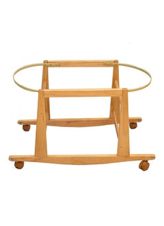elphybaby Rocking Bed holder Wooden Moses Basket 