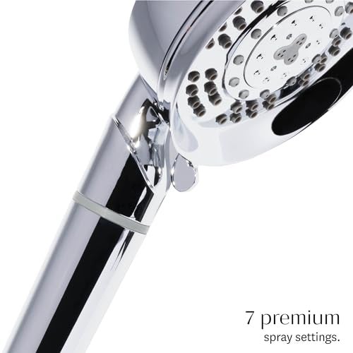 T3 Source Hand-Held Showerhead | Adjustable Hand Held Chrome Shower Head with Chlorine Filter | Mineral Filter Reduces Free Chlorine and Hydrogen Sulfide - Image 4