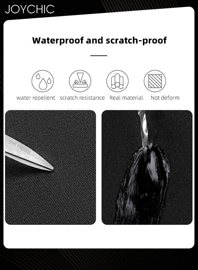 Joychic 360° Protective Laptop Netbook Messenger Shoulder Bag with Adjustable Shoulder Straps Durable Wear-resistant Briefcase for Men Women School Work Office Travel Black - Image 4