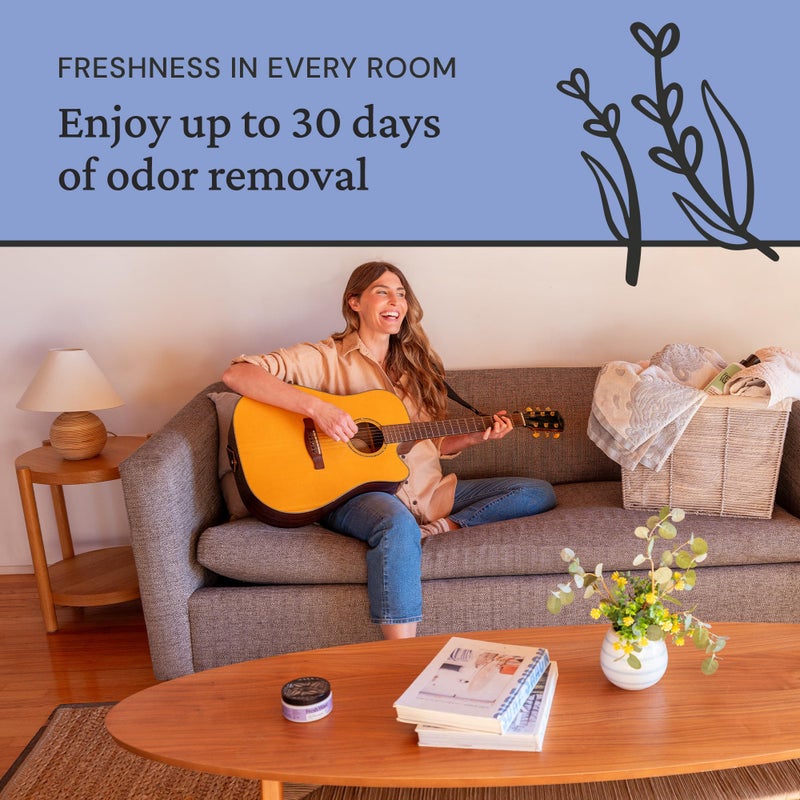 Fresh Wave Lavender Odor Removing Gel, 7 oz., Pack of 3 - Safer Odor Absorbers for Home, Natural Plant-Based Odor Eliminator, Every 7 oz. lasts 15-30 Days, For Cooking, Trash & Pets - Image 5