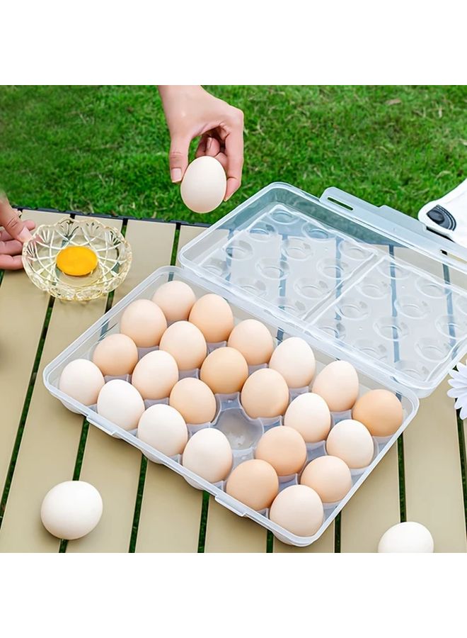 Stackable Egg Storage Container 15 Compartments BPA Free Dishwasher Safe - Image 3