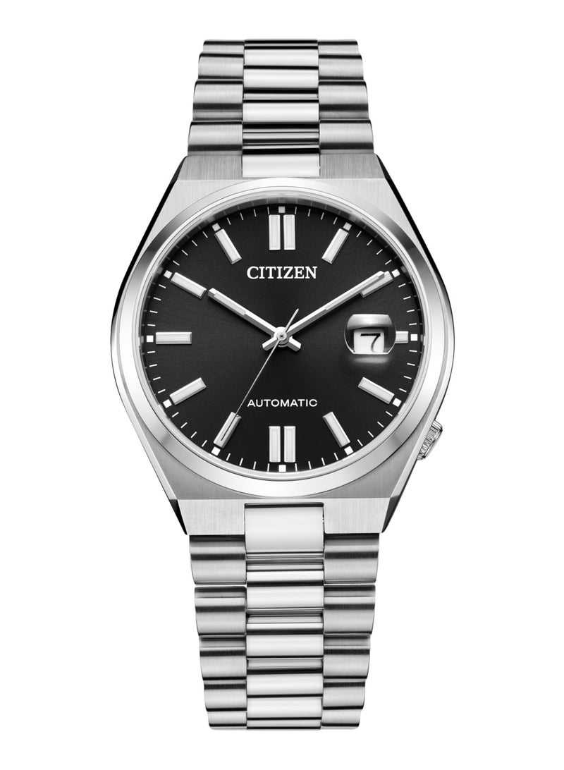 Citizen Boutique Citizen Tsuyosa Collection Men's Black Automatic Stainless Steel Watch NJ0150-81E - Image 1