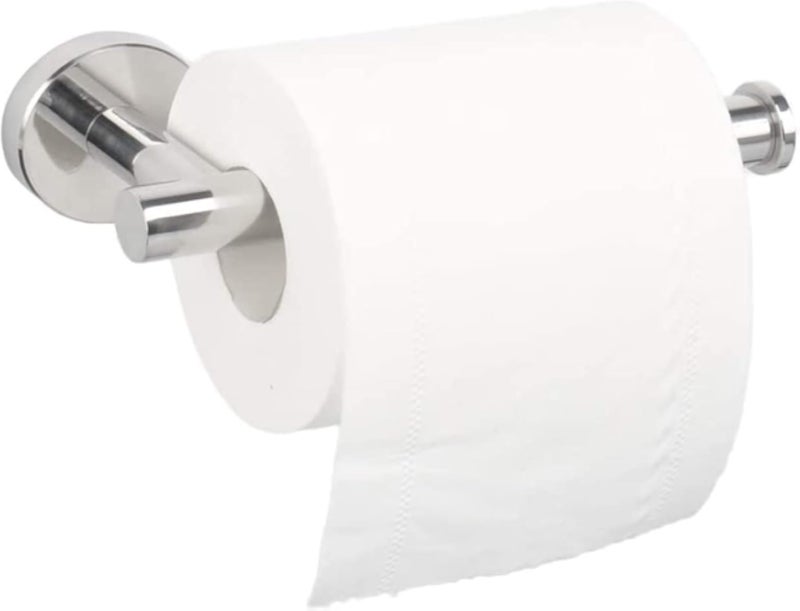 TocTen Toilet Paper Holder-Toilet Paper Roll Holder Wall Mounted for Bathroom with 2 Razor Holders, Thicken Stainless Steel Drilling Tissue Paper Dispenser for Toilet, Kitchen Office (Chrome)