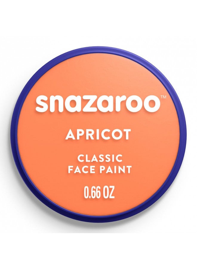 Snazaroo Classic Face and Body Paint, 18.8g (0.66-oz) Pot, Apricot - Image 1