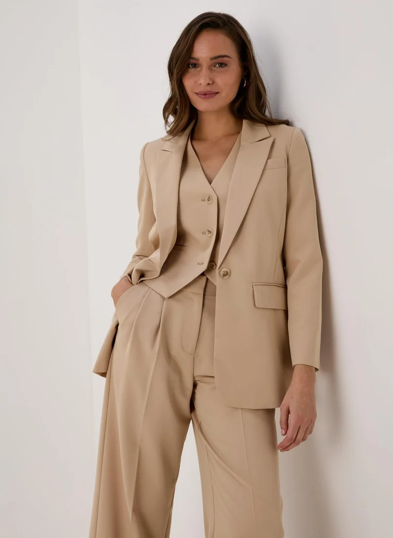Matalan Et Vous Beige Blazer