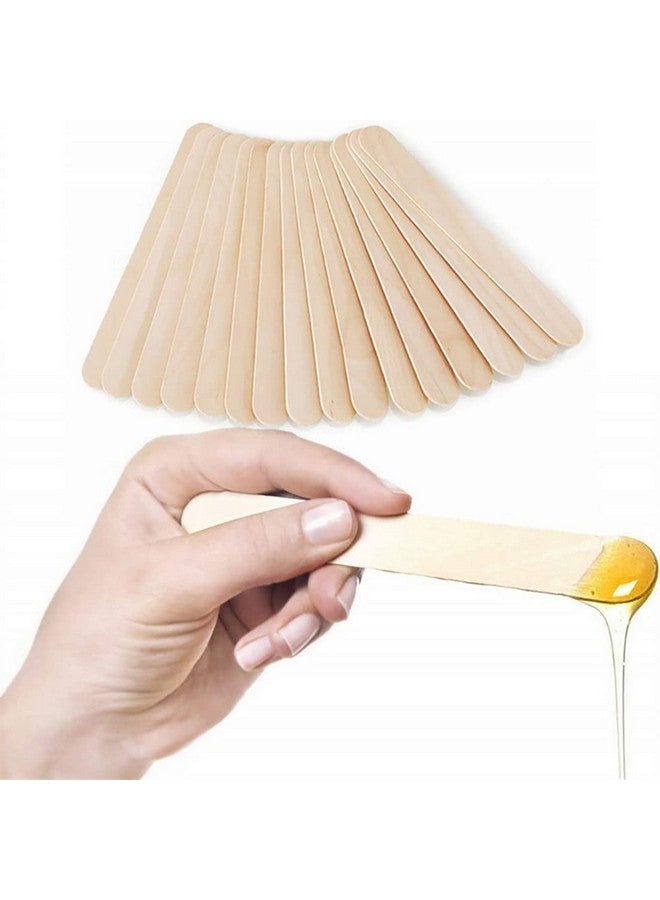 Adbeni Large Wide Wax Sticks|| Body Hair Removal Craft Sticks Applicator||Applicator For Legs Face and Small Medium Sizes Eyebrow Professional for Men & Women,Pack of 50 pcs - Image 2