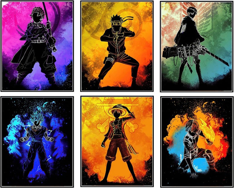 HYVIF MTEBOCC Anime Poster Pack - Set of 6 Unframed Art Prints - Image 1