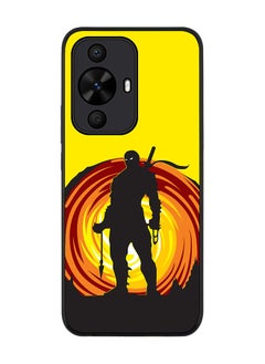 Stylizedd Rugged Black edge case for Huawei nova 12s / Huawei nova 11/ Huawei nova 12 Lite 4G, Slim fit Flexible Anti Drop Thin Cover - Ninja Typhoon  - Image 1