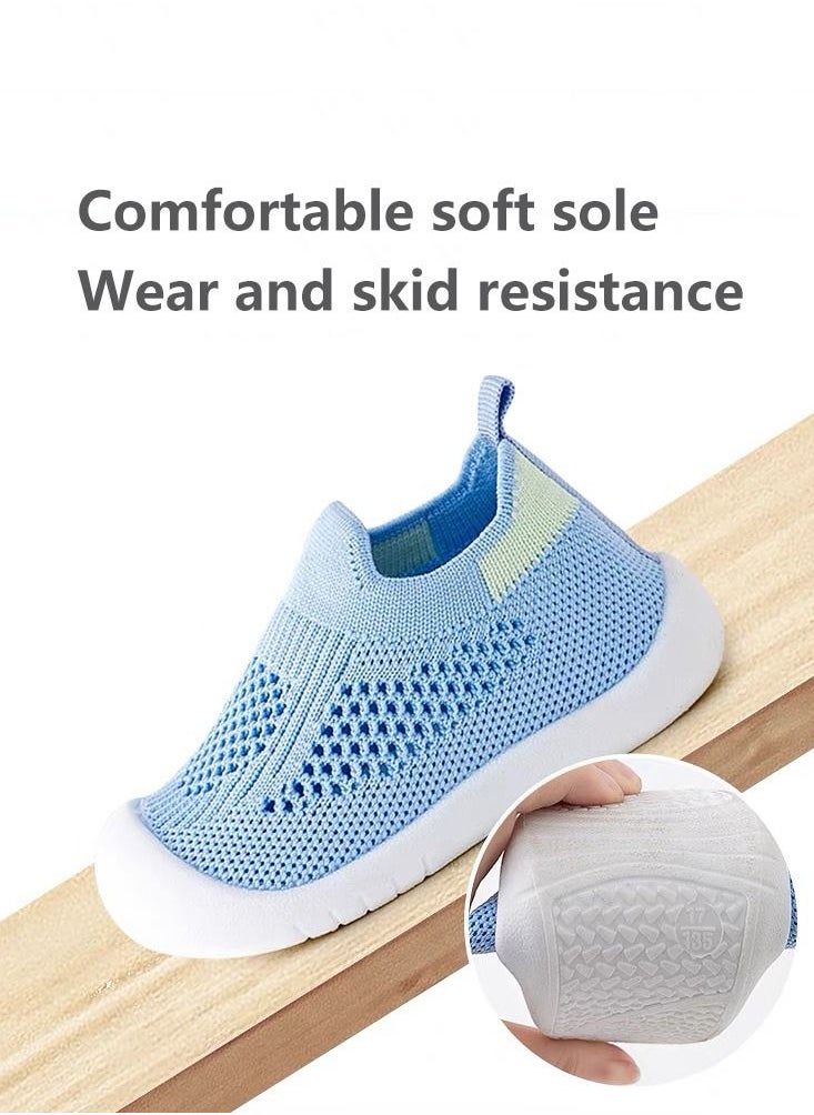 Generic - Trainers for Infant Toddler Boys Girls Shoes Breathable Mesh Soft Sole Lightweight Safer Non-Slip Toddler Sneakers Baby First Walking Shoes 6 - 36 Months - Image 1