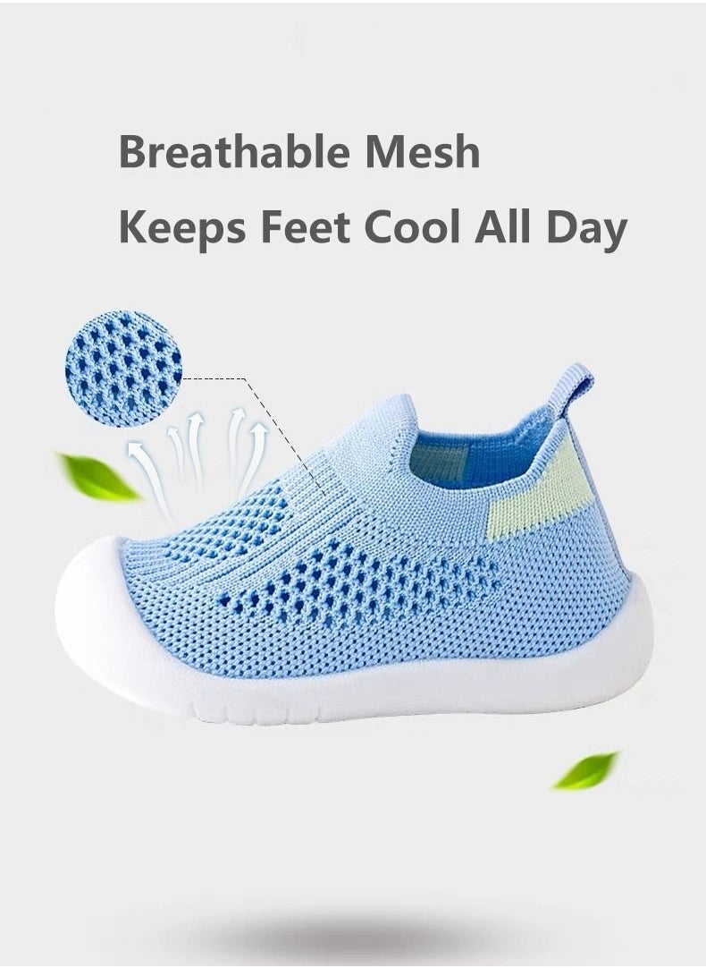 Generic - Trainers for Infant Toddler Boys Girls Shoes Breathable Mesh Soft Sole Lightweight Safer Non-Slip Toddler Sneakers Baby First Walking Shoes 6 - 36 Months - Image 1