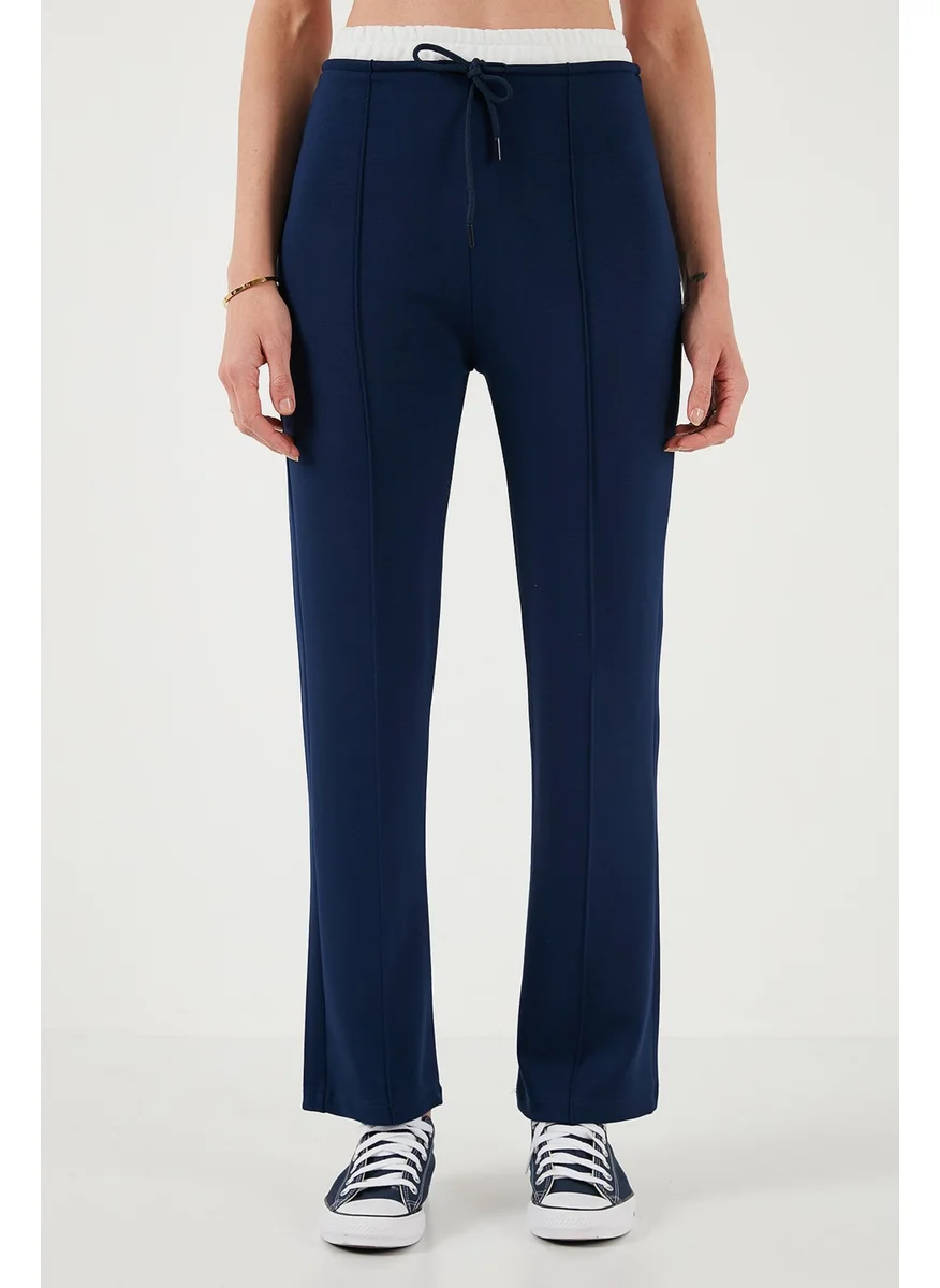 Lela Stretch Slim Fit High Waist Wide Leg Grass Tracksuit Bottoms Women's Tracksuit Bottoms 5866078