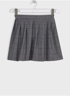 Kids Checks Mini Skirt