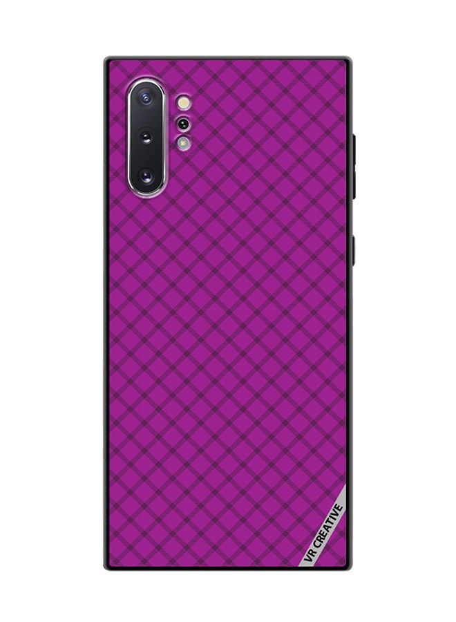VR CREATIVE Protective Case Cover For Samsung Galaxy Note10 Plus 5G Checks Color Square Geometric Texture Design Multicolour - Image 1