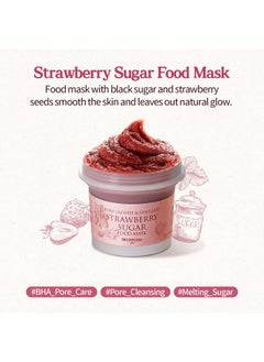 SKIN FOOD since 1957 Strawberry Sugar Food Mask, 4.23 oz (120 g), Skinfood  - Image 3