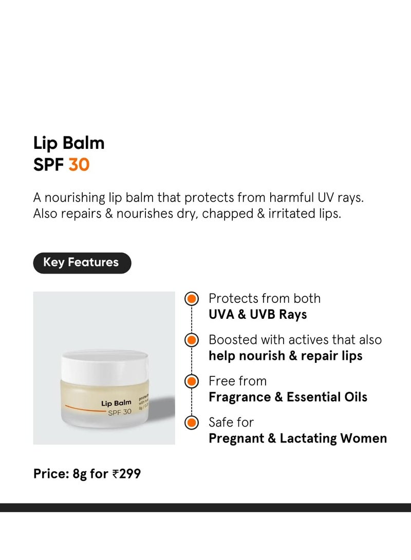 منيماليست مرطب شفاه بسيط بعامل حماية من الشمس ٣٠ مع السيراميد وحمض الهيالورونيك | حماية وتغذية للشفاه | للنساء والرجال | ٨ غرام، أبيض مائل للصفرة - Image 2