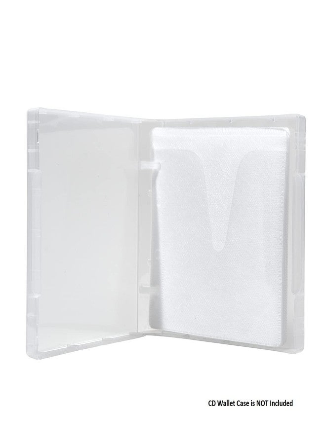 Progo White CD, DVD and Blu-Ray Disc Double-Sided Plastic Sleeves with Non-Woven Fabric for CD, DVD and BluRay Disc Storage, Refill Insert CD Wallets, 100 Pack (200 pcs Discs Capacity). - Image 5