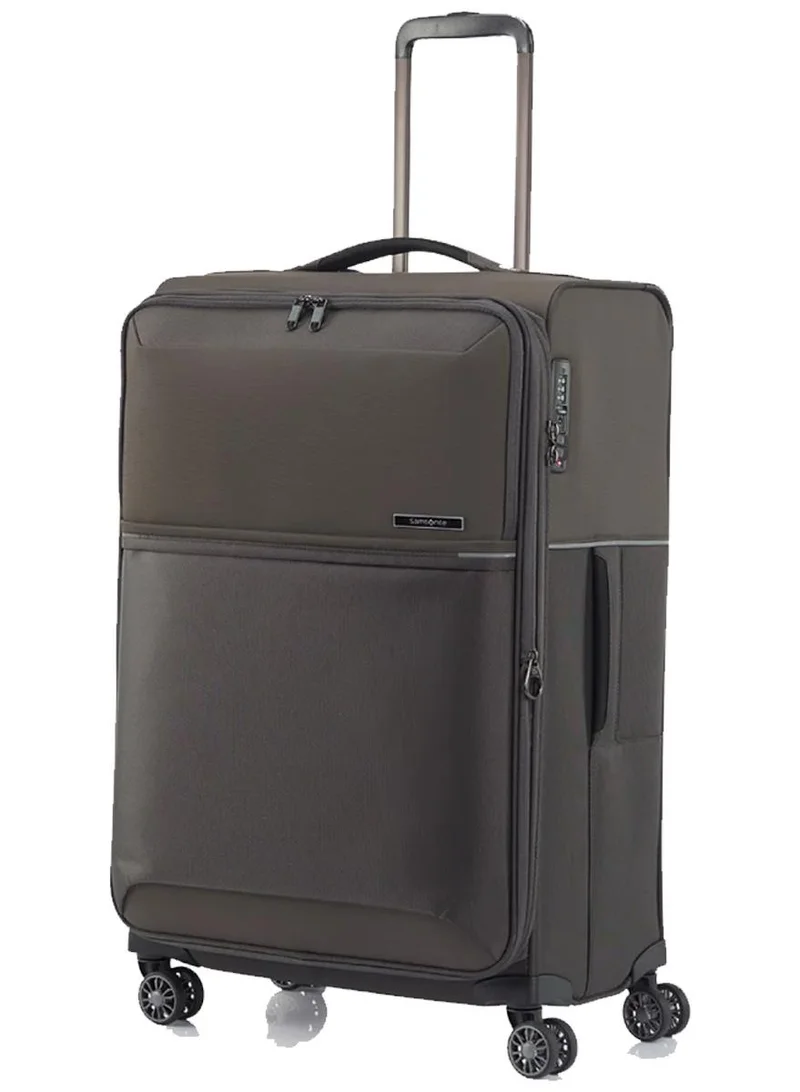 سامسونايت حقيبة بعجلات دوارة  سم ضمان عالمي  سنوات بلون رمادي بلاتيني