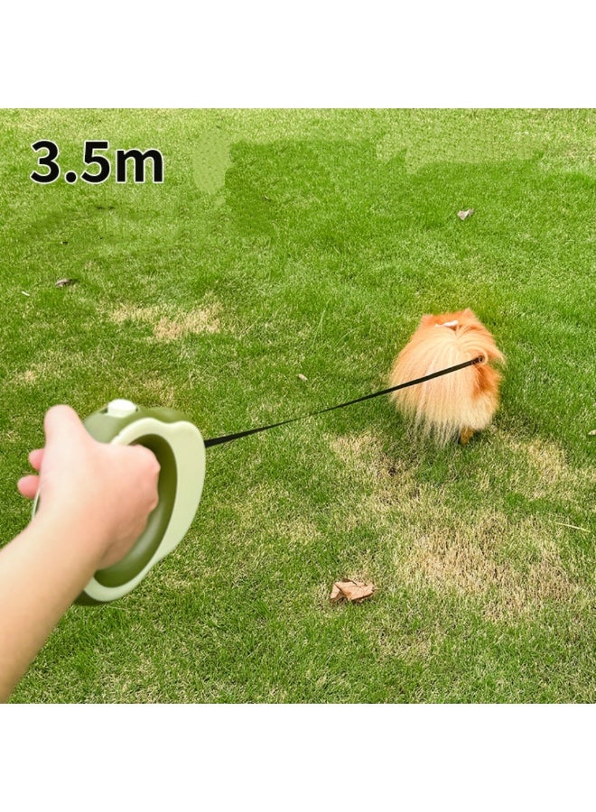 3.5m Retractable Dog Leash with Led Light, Walking Dog Leash Cat Leash for Small Medium Dog Accessories Up to 12Kg, Anti-Slip Handle, Durable and Reliable - Image 2