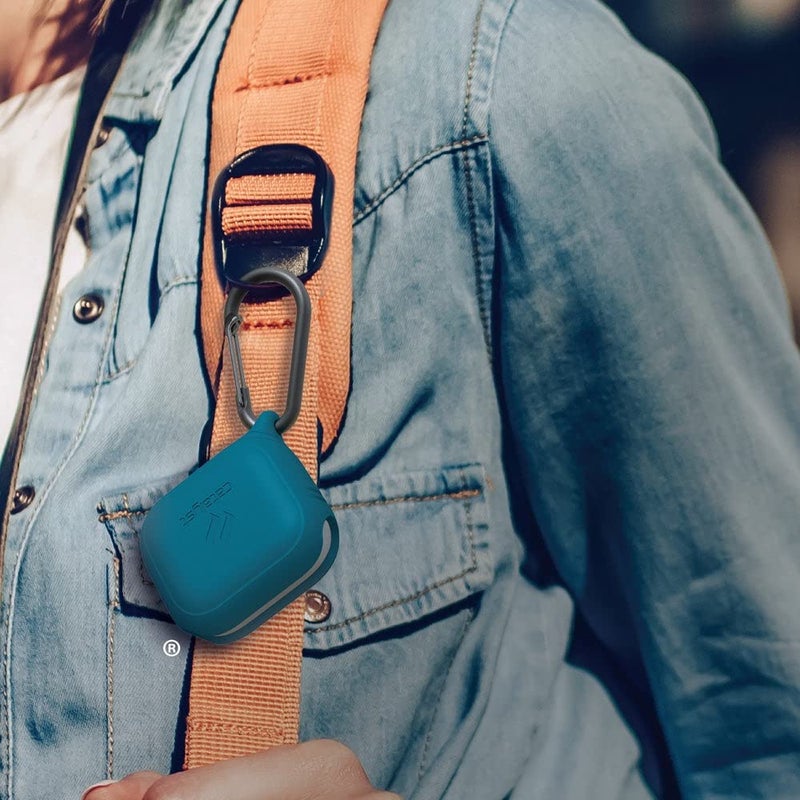 Catalyst حافظة كاتاليست المقاومة للماء لسماعات AirPods الجيل الثالث (2021) - متوافقة مع الشحن اللاسلكي و USB-C، حماية من السقوط بتصميم قطعة واحدة مع كارابينر - Image 2