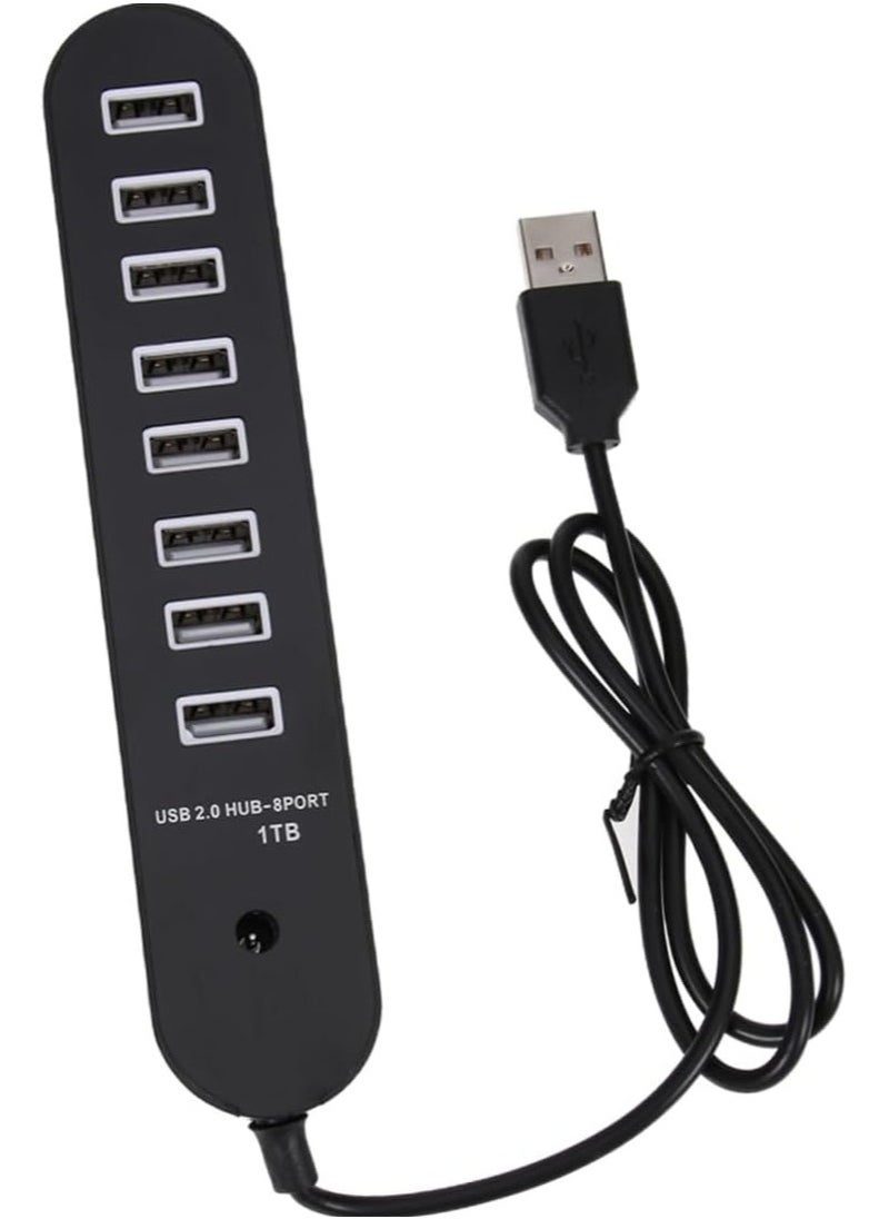 ماركة غير محددة مشترك USB متعدد 8 منافذ – شحن سريع وآمن لأجهزة متعددة – تصميم أنيق ومتين  - Image 3