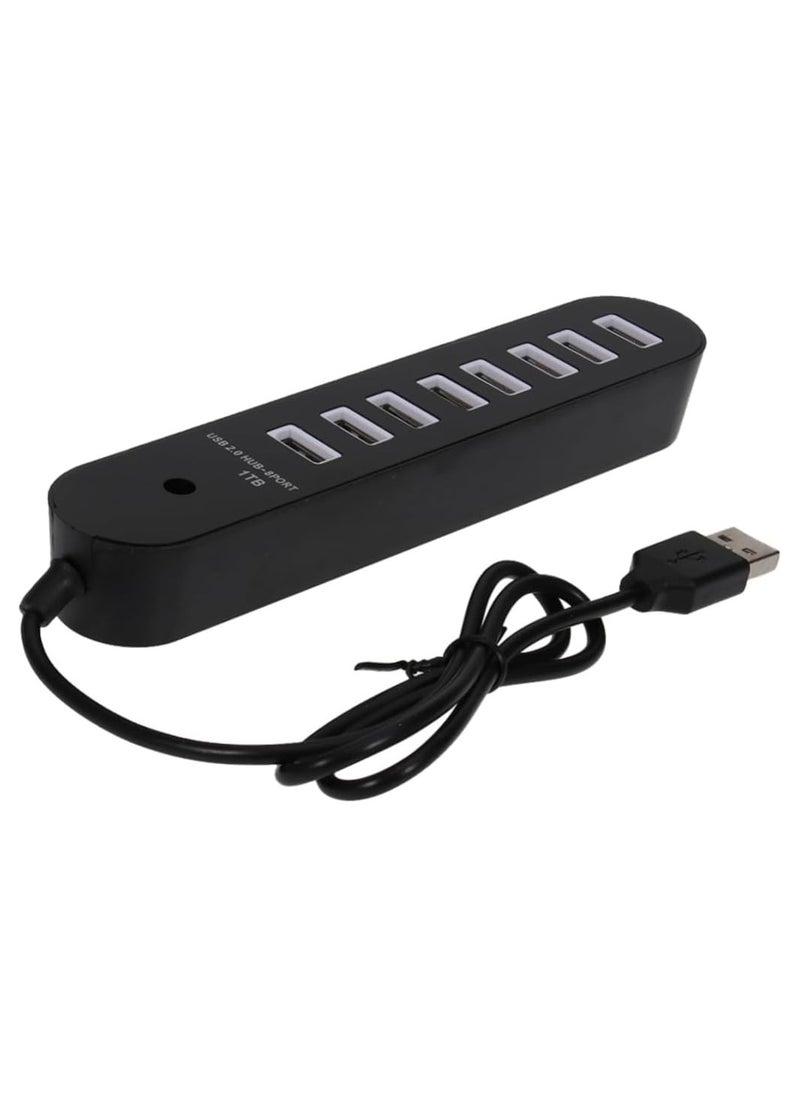 ماركة غير محددة مشترك USB متعدد 8 منافذ – شحن سريع وآمن لأجهزة متعددة – تصميم أنيق ومتين  - Image 1