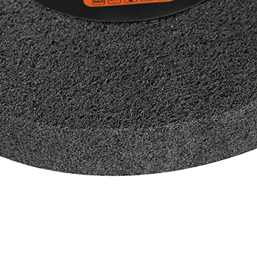 AmaCupid Deburring Wheels, Nylon Fiber Buffing Wheel 8 inch 9P Hardness. Polishing Stainless Steel, etc. Silicon Carbide Abrasive. for Bench Grinder Polishing Machine. 5/8 inch Arbor, 180 Grit - Image 5
