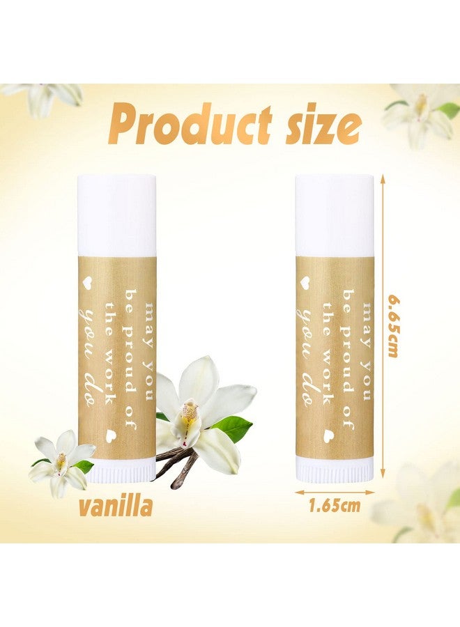 Demissle Thank You Gifts For Coworker Lip Balm Bulk Set Inspirational Appreciation Gifts Leaving Farewell Gifts Vanilla Ingredients Lips Care Products For Friends Teacher Worker Employee (24 Pcs) - Image 2