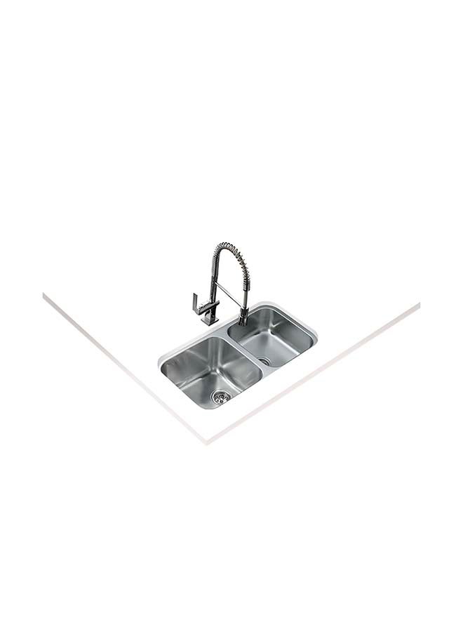 TEKA Be 2B 845 R Undermount Stainless Steel Two Bowls Sink Stainless Steel 840x470x180mmmm - Image 2