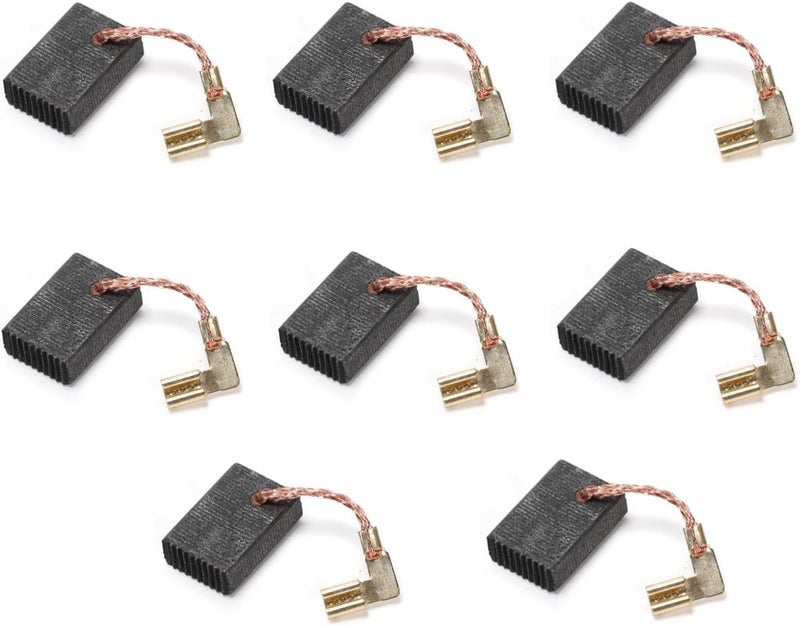 8 قطع فرش كربون لمحرك المطحنة الزاوية (16 × 11 × 5 مم) Cb325/194074-2 متوافقة مع ماكيتا 9553Nb 9554Nb 9555Nb 9556Nb 9557Nb Hr2630 Hr2230 Hr2460 Hr2470 Hr2470T - Image 1