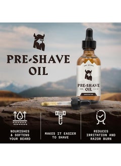 Striking Viking Pre Shave Oil For Menshaving Oil (3.3 Oz) Unscentedsafety Razor Men Shave Oilsmooth & Enhanced Glideprotective Shave  - Image 5