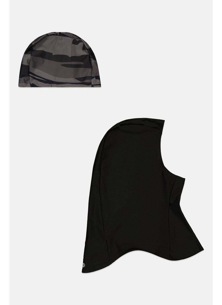 Adidas Women Brand Logo Swim Cap, Black  - Image 2