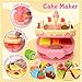 Aprilwolf 99 PCS 5 in 1 Dough Sets for Kids Ages 348 Art Crafts Dough Tools Kit Ice Cream Playset Noodle Hamburger Cake Maker Machine Dessert Rack Kitchen Creations Food Play Toys Toddlers Boys Girls - Image 4