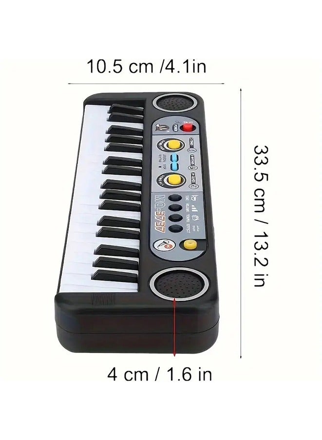 37-Key Portable Electronic Organ with Microphone - Perfect for Piano Music Teaching, Birthday Gifts for Boys & Girls Ages 3-8 - Image 3