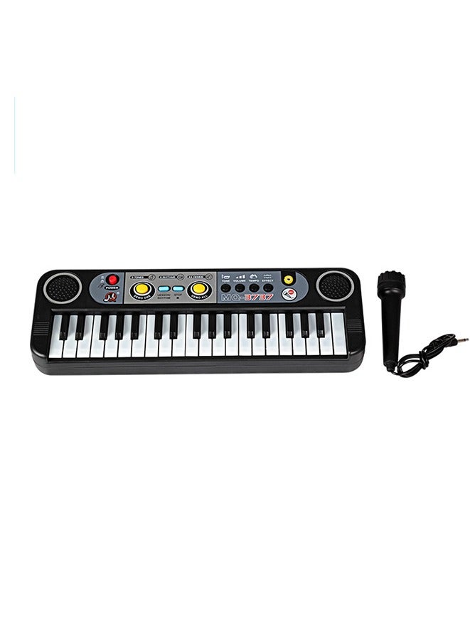 37-Key Portable Electronic Organ with Microphone - Perfect for Piano Music Teaching, Birthday Gifts for Boys & Girls Ages 3-8 - Image 2
