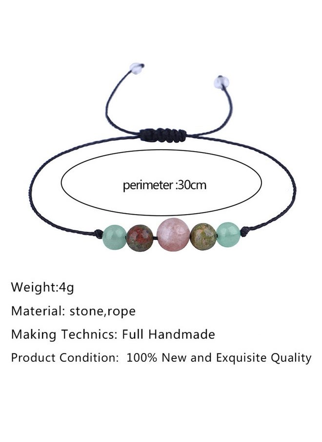 Multistyle Healing Crystal Stone Bead Strand Card Bracelets Handmade Adjustable Wax Rope Yoga Amethyst Tigereye Chakra Bracelets For Women Men Meditation Relax Anxiety Jewelry Gift (Fertility) - pzsku/Z626A1FB453A9130742CDZ/45/_/1718606382/d1988259-b9ed-46ab-9df8-5ddd3b3e9682