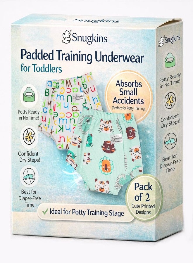 SNUGKINS Snug Potty Training Pants for Kids 100% Cotton (Size2, 2-3 Years) Pack 2 - Image 1