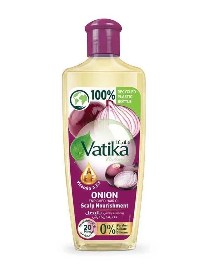 VATIKA Onion Enriched Hair Oil Hair Fall Control 200ml - Image 1
