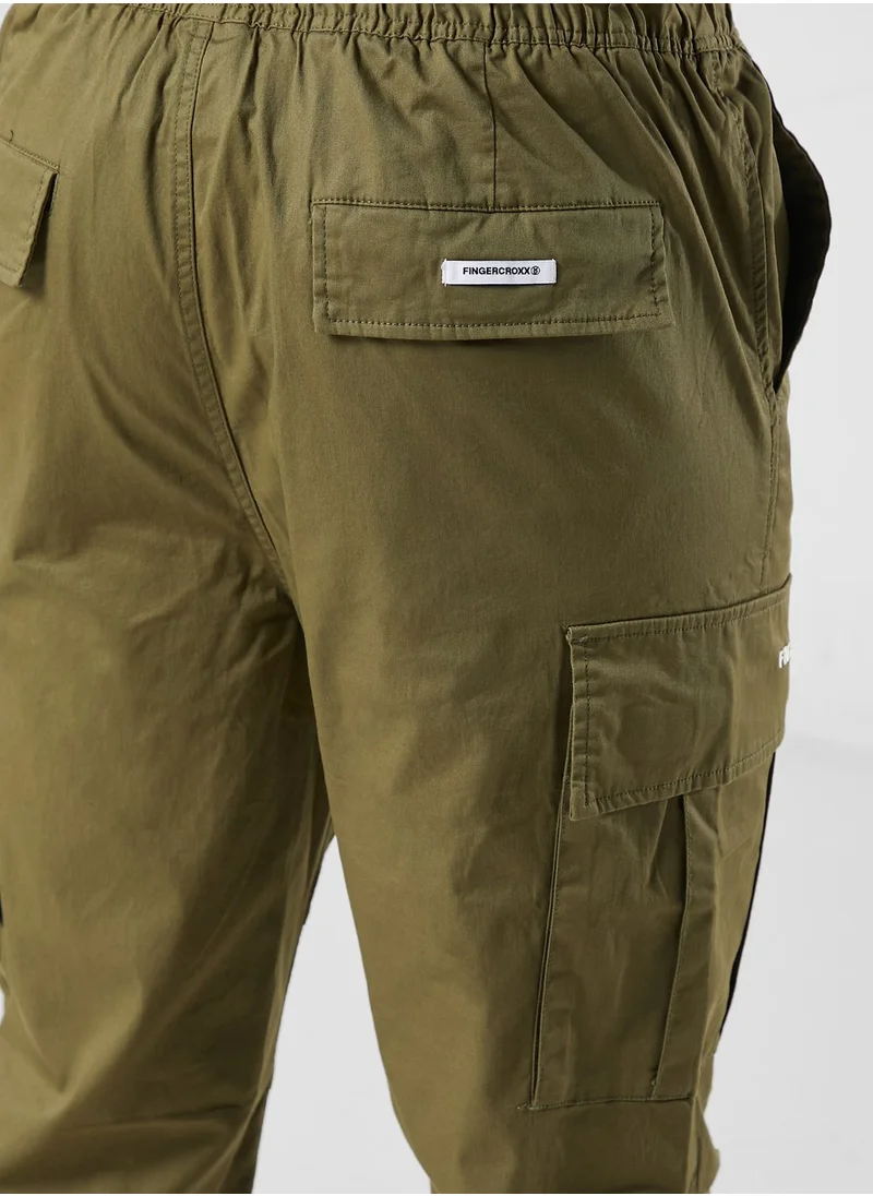 FINGERCROXX Logo Pants