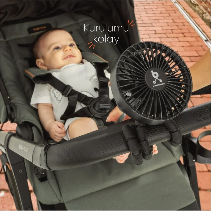 Gezenbebe Multifunctional Baby Stroller Fan