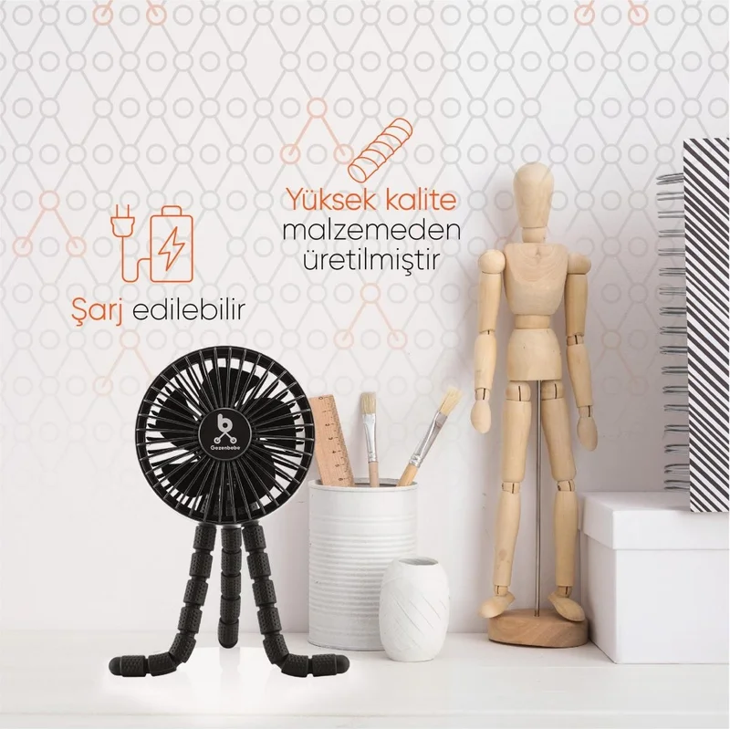 Gezenbebe Multifunctional Baby Stroller Fan