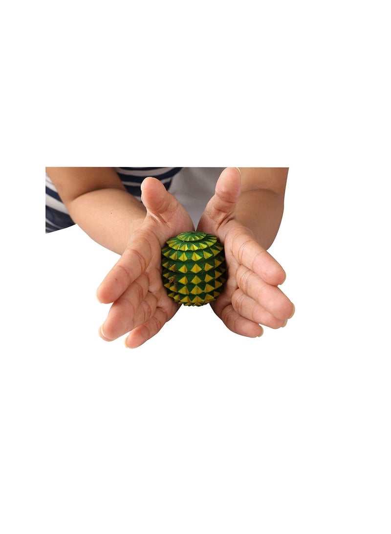 ANCS Wooden Roller For Foot Acupressure Manual Magnetic Stress Mat Combo Kit - Image 5