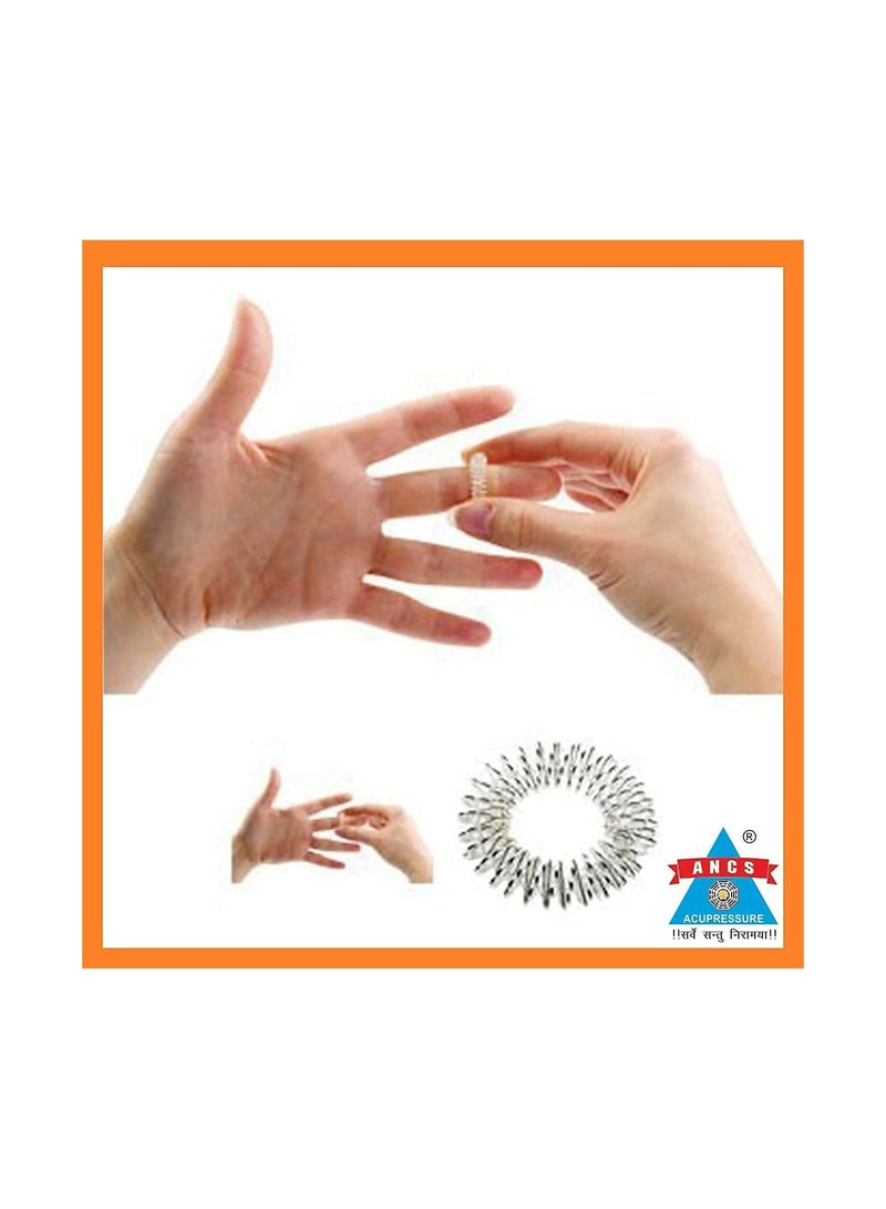 ANCS Wooden Roller For Foot Acupressure Manual Magnetic Stress Mat Combo Kit - Image 4