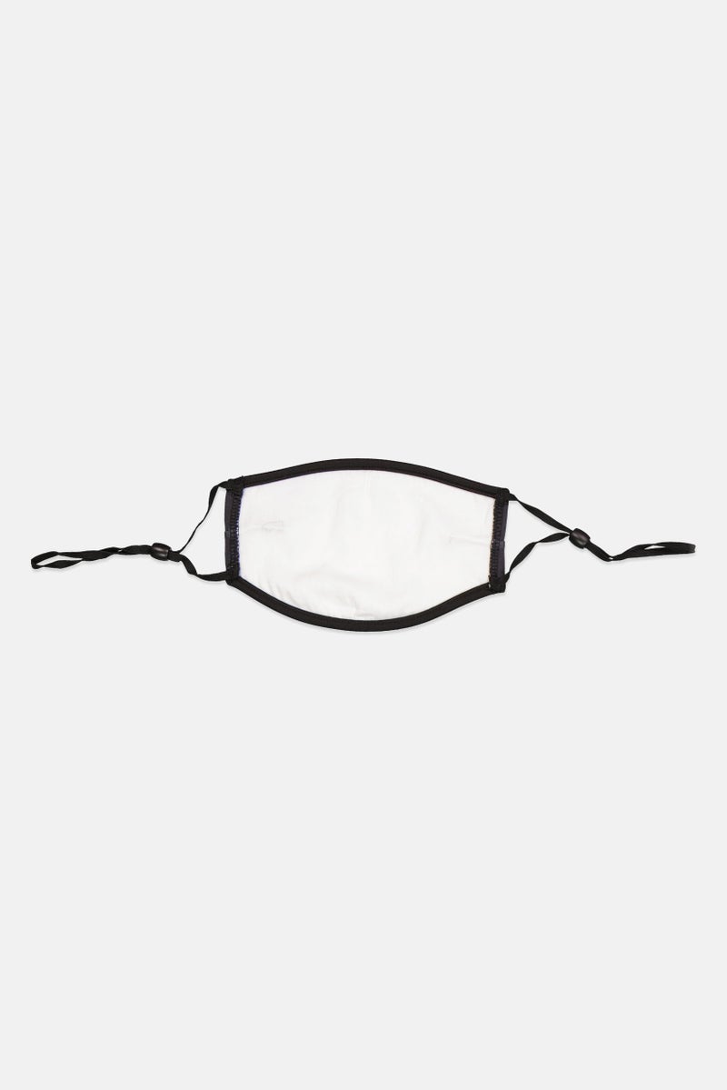 Hype Women 1 Pc Printed Face Mask, Black - Image 2